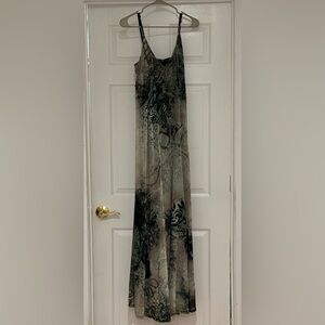 Alberto Makali Elegant Cami Top Maxi Dress. Mesh layer over dress.!